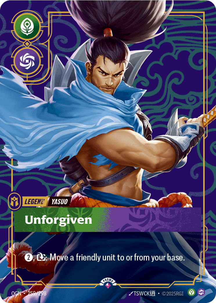 Yasuo, Unforgiven