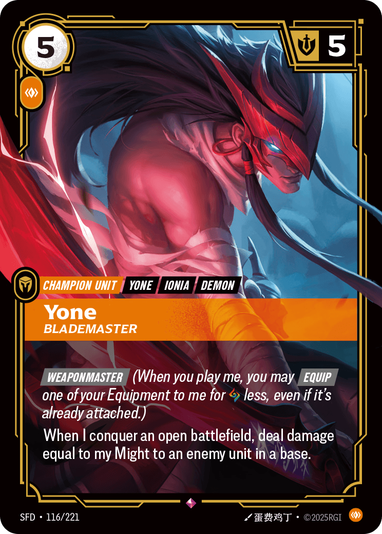 Yone, Blademaster