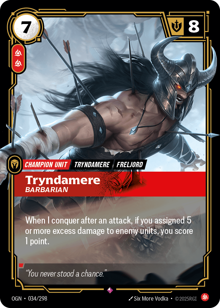 Tryndamere, Barbarian