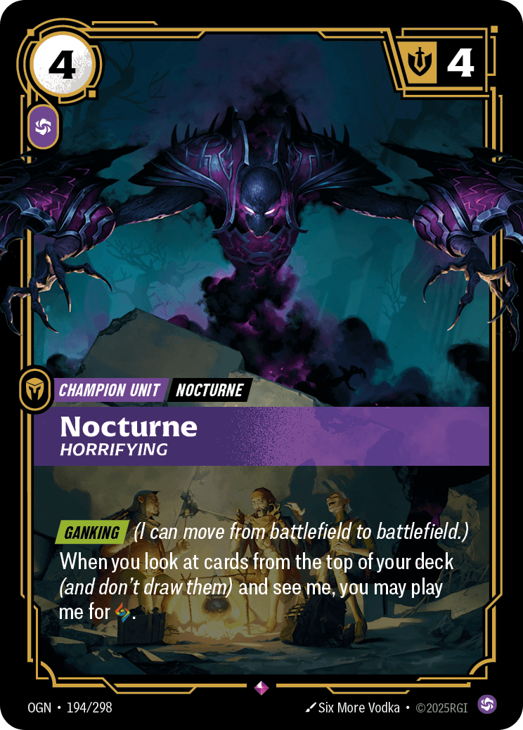 Nocturne, Horrifying