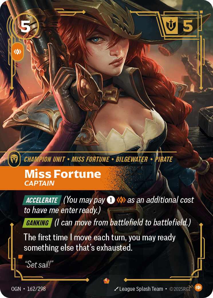 Miss Fortune, Captain