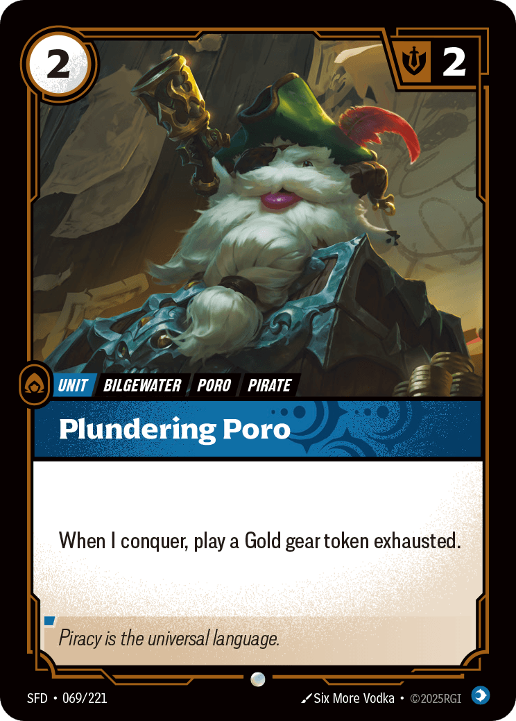 Plundering Poro