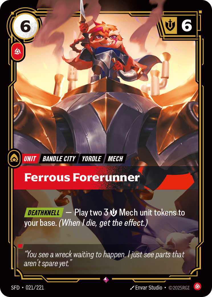 Ferrous Forerunner