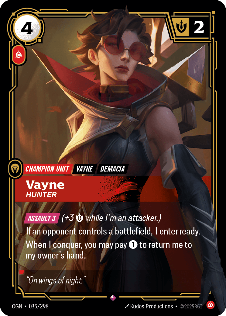 Vayne, Hunter