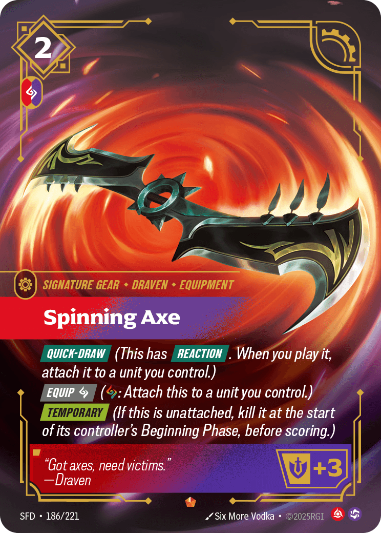 Spinning Axe