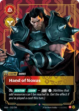 Darius, Hand of Noxus